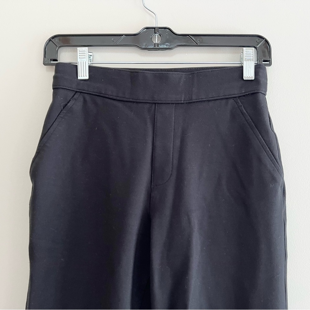 SPANX The Perfect SPANXsmooth™ PerfectFit Ponte Wide Leg Pant, Black, size XS - Picture 4 of 10